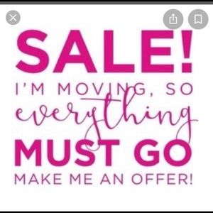 Closet sale to move